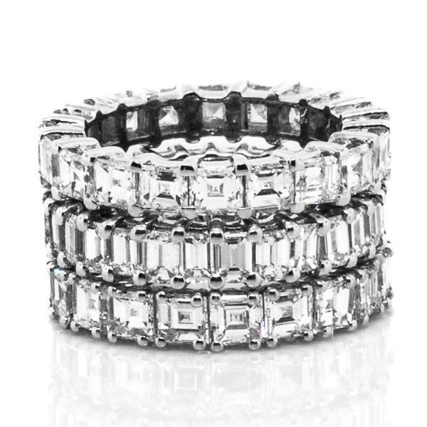 R1903-Emerald Cut Diamonds-Gold-Bands-jpg.