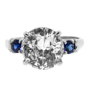 R1918-2.86 cts-OEC-Sapp-Plat-Ring