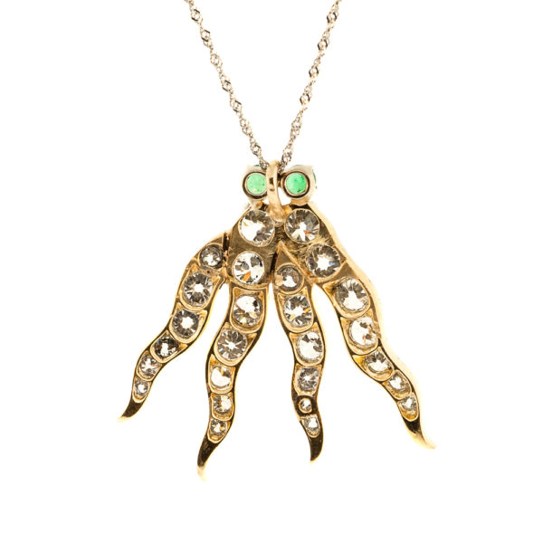 N577-2-Tentacles-Diamond-Emerald-Gold-Neck