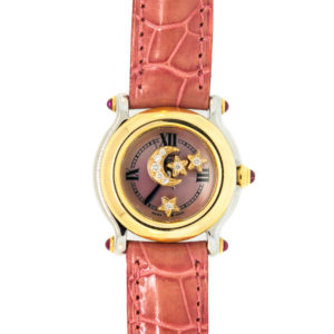 W66-Chopard-Happy-Gold-Steel-Diamond-Watch
