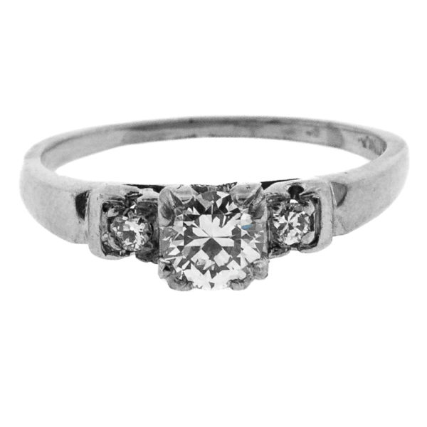 R1990-OEC-0.40 cts-Plat-Ring