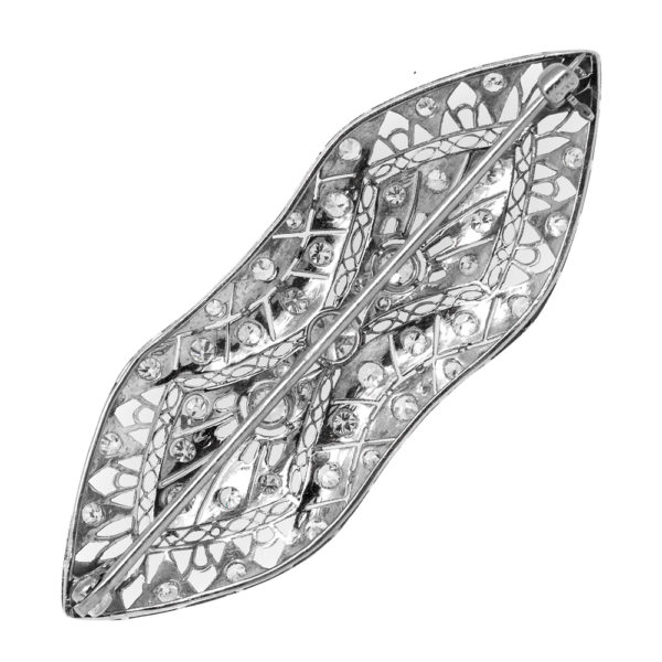 P263-2-2.80 cts-1930-Diamond-Plat-Pin