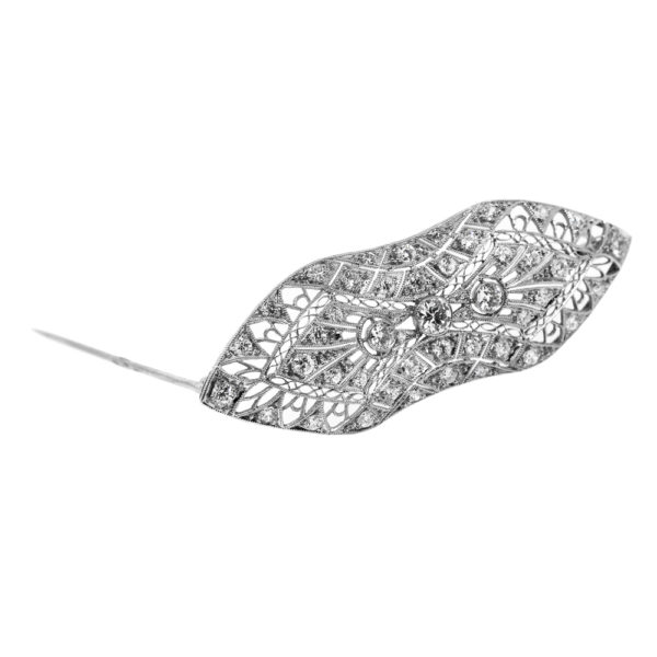 P263-3-2.80 cts-1930-Diamond-Plat-Pin