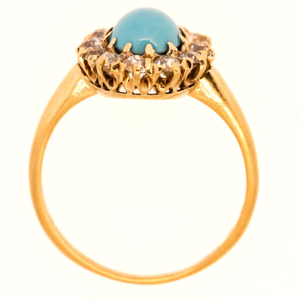 R2039-3-Oval Turquoise-OEC-Gold-Ring