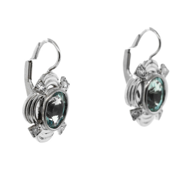 E619-2-1950-Aqua-Diamond-Gold-Earring