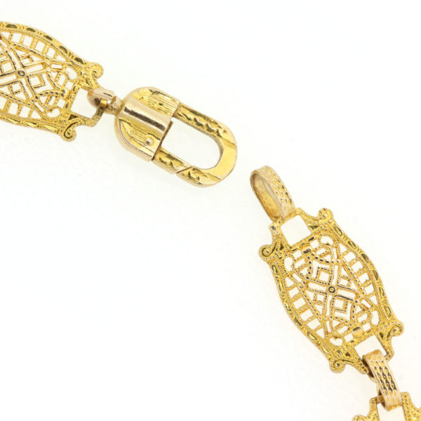 B521-3-Filigree-14KT Yellow-Diamond