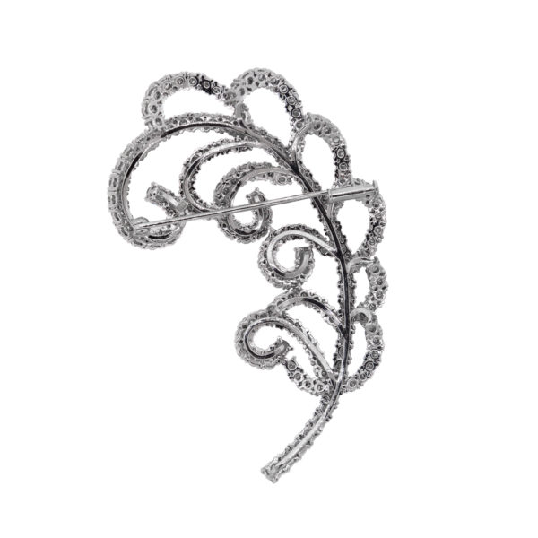 P276-4-Diamond Feather-Brooch-1960