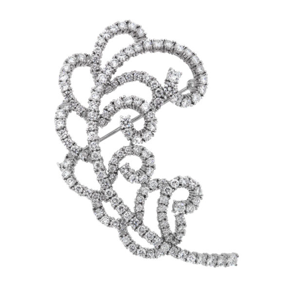 P276-Diamond Feather-Brooch-1960